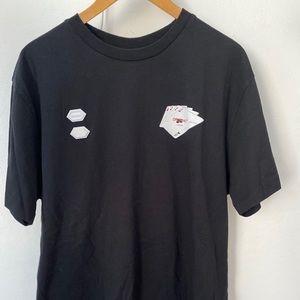 Off white hand card tee